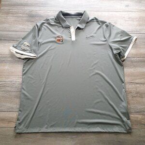 Nike Basketball Hall Of Fame MGM Springfield Dri-Fit Polo Shirt Green XXL Sport